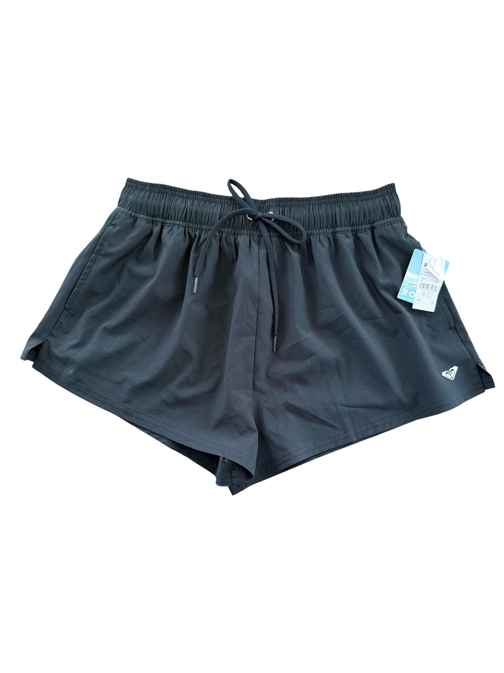 Roxy Women's Black High Waist Woven Boardshort NWT Size M